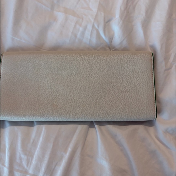 Elegant Off White and Green Women's Clutch - Picture 2 of 8